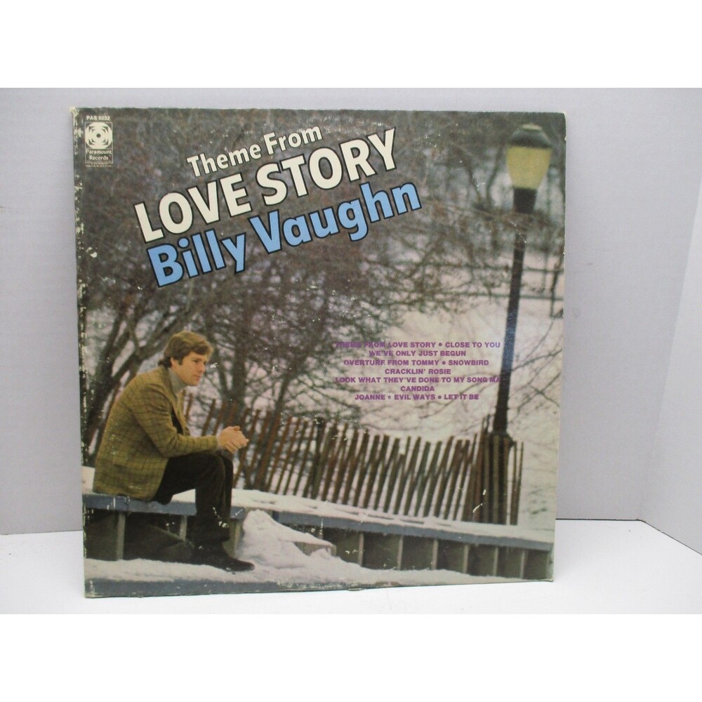 Billy Vaughn Theme From Love Story Paramount PAS 5032 LP